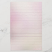 ピンクの筆記用紙 便箋 (裏面)