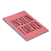 ピンクの糖尿病手帳 ノートブック (右側)