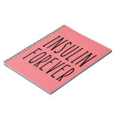 ピンクの糖尿病手帳 ノートブック (左側)