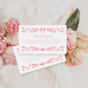 ピンクの紙ピカドブック 赤ちゃん用 エンクロージャーカード