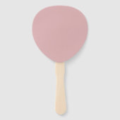 ピンクの紙吹雪円 ハンドファン (裏面)