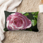 ピンクの素晴らしさは上がりました ランバークッション (ブランケット)