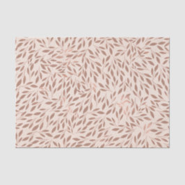 ピンクの素朴な葉のボタニカル グラム ブライズ シャワー 薄葉紙