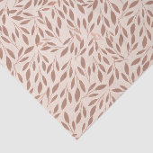 ピンクの素朴な葉の植物学的な魅力に満ちた花嫁のシャワー 薄葉紙 (詳細)