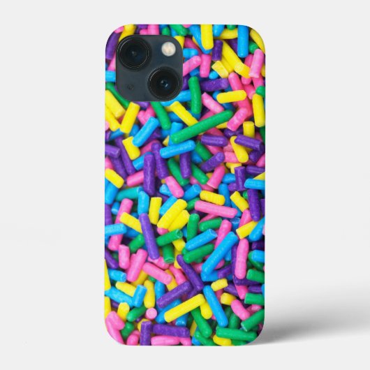 ピンクの紫の青の黄色の緑に振りかけるキャンディ Case-Mate iPhoneケース (裏面)