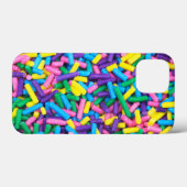 ピンクの紫の青の黄色の緑に振りかけるキャンディ Case-Mate iPhoneケース (裏面 (横))