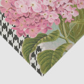 ピンクの紫陽花のモダンなダマスク柄アートコラージュ 薄葉紙 (詳細)