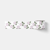 ピンクの紫陽花の花 サテンリボン (正面)