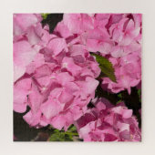 ピンクの紫陽花 ジグソーパズル (横)