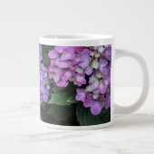 ピンクの紫陽花 ジャンボコーヒーマグカップ (右)