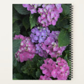 ピンクの紫陽花 プランナー手帳 (裏面)
