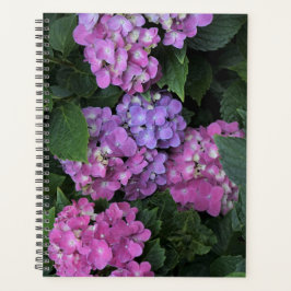 ピンクの紫陽花 プランナー手帳
