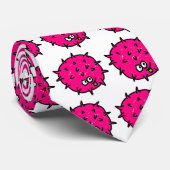 ピンクの細菌 ネクタイ (ロール)
