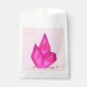ピンクの結晶の好意バッグプリンセス誕生日 フェイバーバッグ (正面)