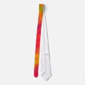 ピンクの絞り染めのタイ ネクタイ (裏面)