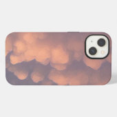 ピンクの綿雲 iPhoneケース (裏面横)