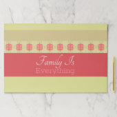 ピンクの緑とベージュのミュートされた色合い ペーパーパッド (インサイチュ)