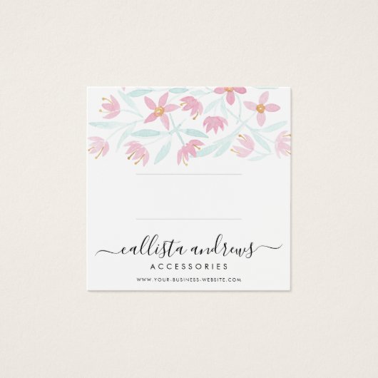 ピンクの緑のフローラ水のカラーヘアクリップの表示 (正面)