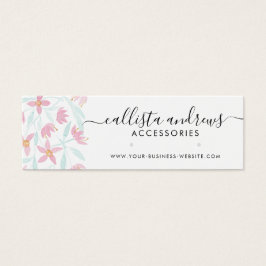 ピンクの緑のフローラ水色イヤリングディスプレイ