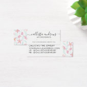 ピンクの緑のフローラ水色イヤリングディスプレイ (デスク)