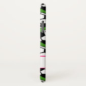 ピンクの緑の女の子のサッカーボールのiPhone 5の箱 Case-Mate iPhoneケース (裏面/右)