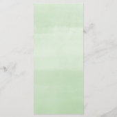 ピンクの緑の金ゴールド離れグリーンのユーカリ プログラム (裏面)