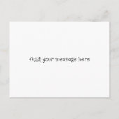 ピンクの緑を言うだけのメモ ポストカード (裏面)