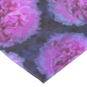 ピンクの緑豊かな牡丹の花 テーブルクロス (アングル)