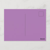 ピンクの緑豊かな牡丹の花 ポストカード (裏面)