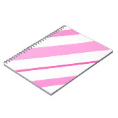 ピンクの線 ノートブック (左側)