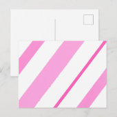 ピンクの線 案内ポストカード (正面/裏面)