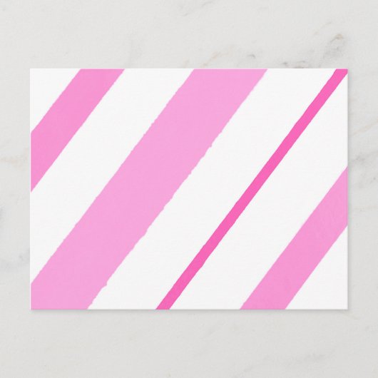 ピンクの線 案内ポストカード (正面)
