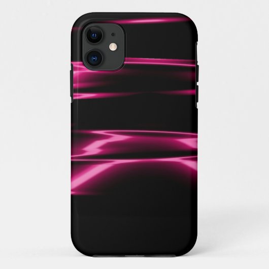 ピンクの縞 Case-Mate iPhoneケース (裏面)