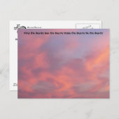 ピンクの美しい葉書の検索 ポストカード (正面/裏面)