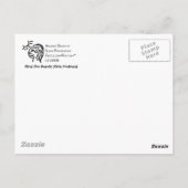 ピンクの美しい葉書の検索 ポストカード (裏面)