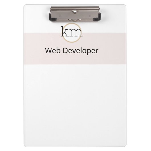 ピンクの美学プロフェッショナル事業 クリップボード (正面)
