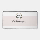 ピンクの美学プロフェッショナル事業 デスクマット (正面)