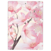 ピンクの美学桜さくらんぼ花ピンクの花 クリップボード (裏面)