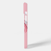 ピンクの美意識ヘッドフォン携帯ケース - 音楽好き Case-Mate iPhoneケース (裏面 / 左)