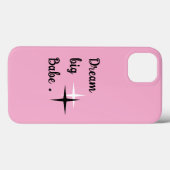 ピンクの美意識iPhone 13ケース - Dream Big Babe Quo Case-Mate iPhoneケース (裏面 (横))