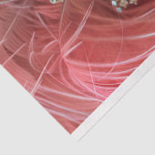 ピンクの羽の付いたヘッドアドレスの切り離し 薄葉紙 (詳細)