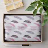 ピンクの羽(デザイン68ピンクシリーズ) 薄葉紙 (ギフト)