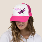 ピンクの翼のトンボ キャップ (インサイチュ)