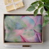 ピンクの翼の水彩付きドラゴン 薄葉紙 (ギフト)