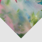 ピンクの翼の水彩付きドラゴン 薄葉紙 (詳細)