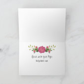 ピンクの老化は自然 カード (内部)