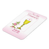 ピンクの聖餐式と聖餐式バラ マグネット (左側)