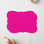 ピンクの背景で宇宙を強化 ノートカード (正面/裏面インサイチュ)