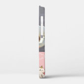 ピンクの背景と可愛い女の子 Case-Mate iPhoneケース (裏面 / 左)
