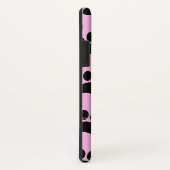 ピンクの背景に犬の足 Case-Mate iPhoneケース (裏面/右)